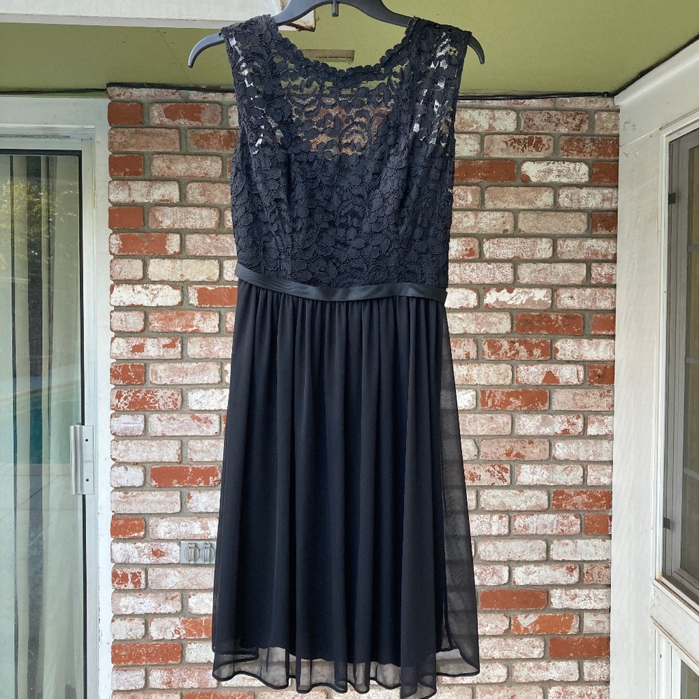 David's Bridal Black Dress
